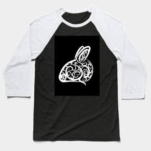 Rabbit/Bunny Tattoo Baseball T-Shirt